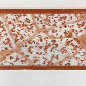 Copper Leaf Vanity Tray
