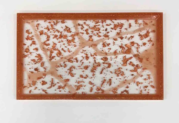 Copper Leaf Vanity Tray