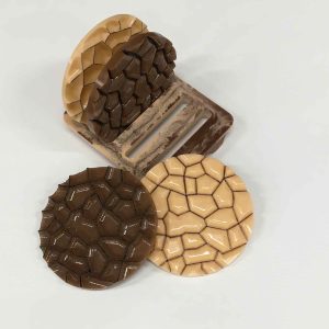 Set of 4 Coaster with matching tray