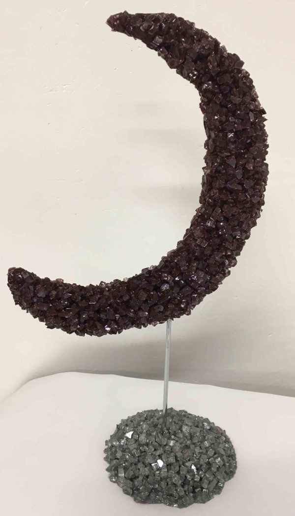 Decorative Moon on Grey Base - Image 2