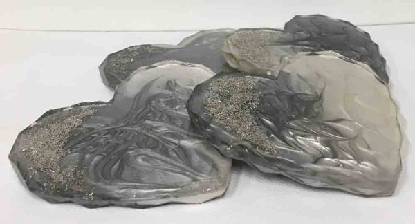 Heart shaped Coasters - SOLD - Image 2