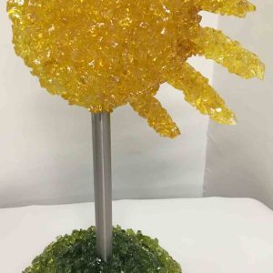 Sun on a Green Base