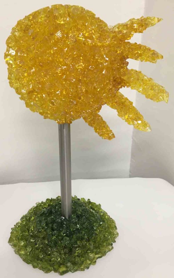 Sun on a Green Base