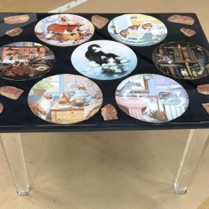 Cat Plates Table