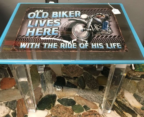 Old Biker side table