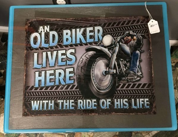 Old Biker side table - Image 2