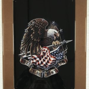 Eagle metal art in resin. SOLD