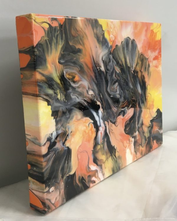 Flow painting of monster heads! SOLD - Image 2