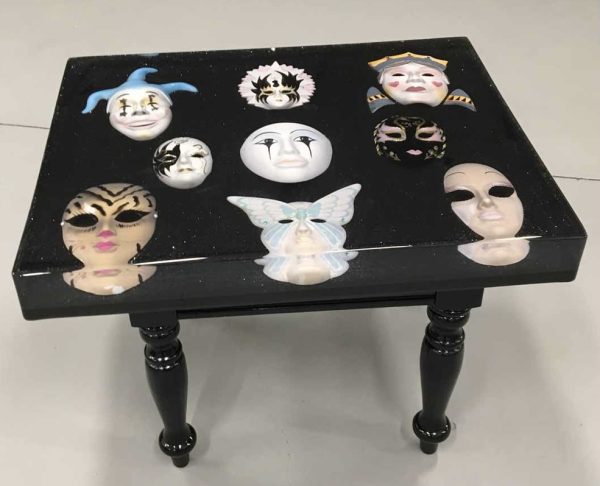 4" thick resin table