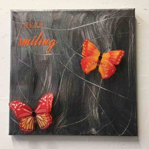 Keep smiling with butterflies SOLD