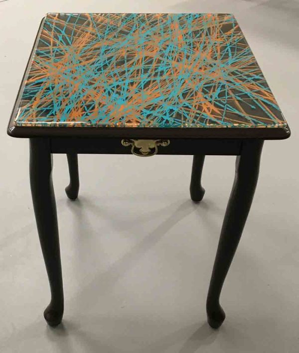 Wooden side table