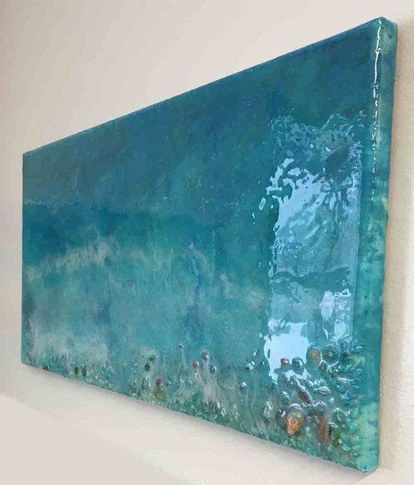 Textured sea scape. SOLD - Image 2