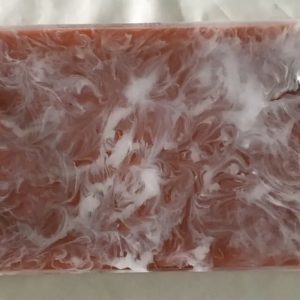 Vanity Tray in Pearl and Melon Swirls