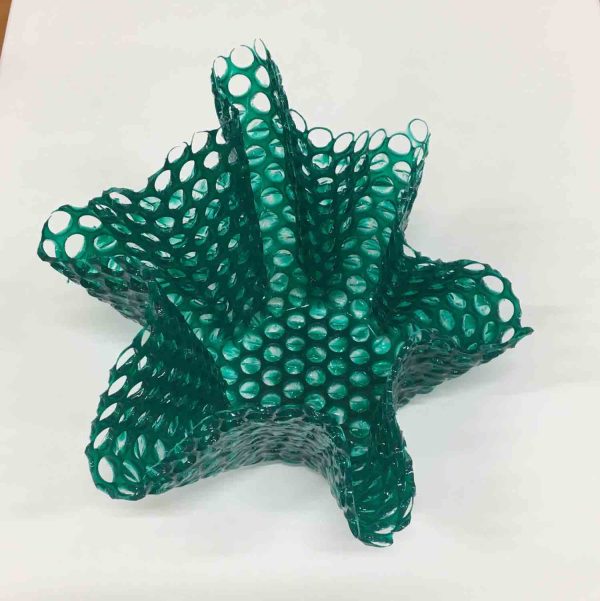 4" Trinket Resin Bowl with Bubble Wrap Effect - Image 2