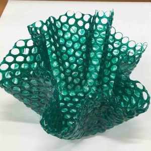 4" Trinket Resin Bowl with Bubble Wrap Effect