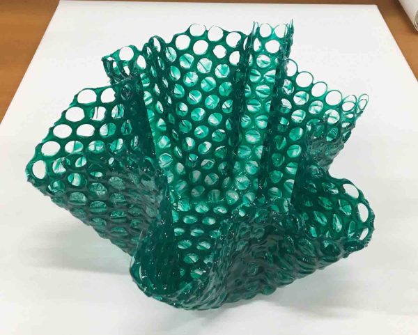 4" Trinket Resin Bowl with Bubble Wrap Effect
