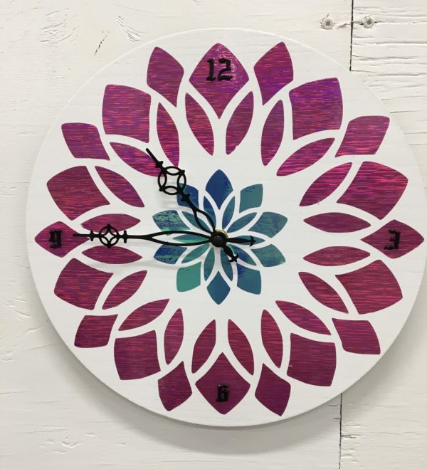 12" Wooden Clock