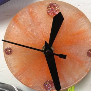 Coral mini clock SOLD