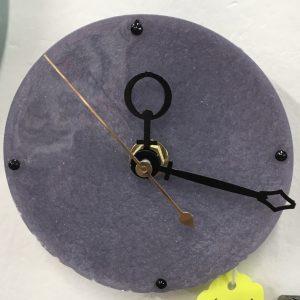 Purple 4" mini clock