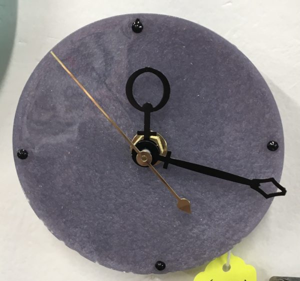 Purple 4" mini clock
