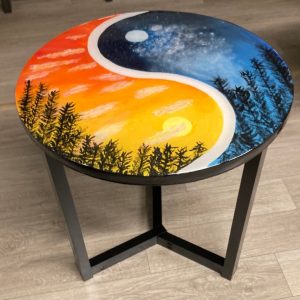 Yin Yang side table - SOLD