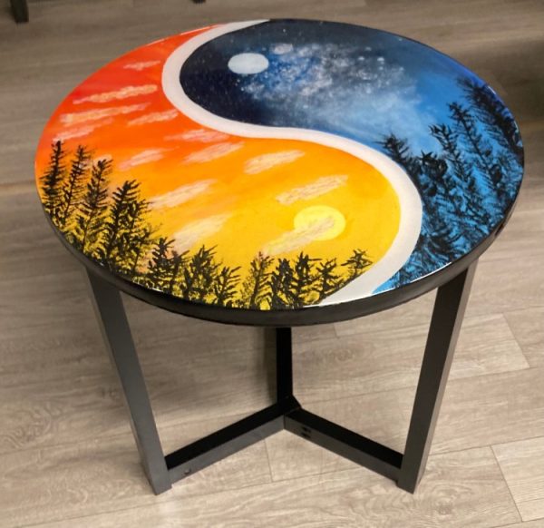 Yin Yang side table - SOLD