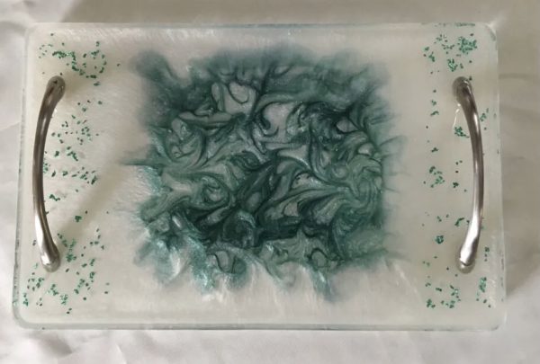 Vanity Tray with Handles