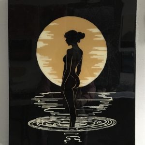 Silhouette of a Lady with Moon - SOLD!