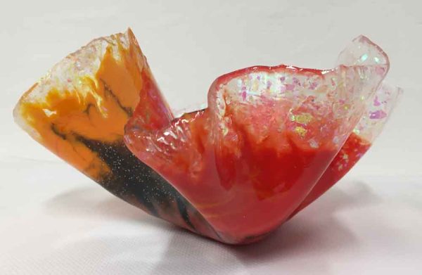 3" Trinket Resin Bowl with Rock Base