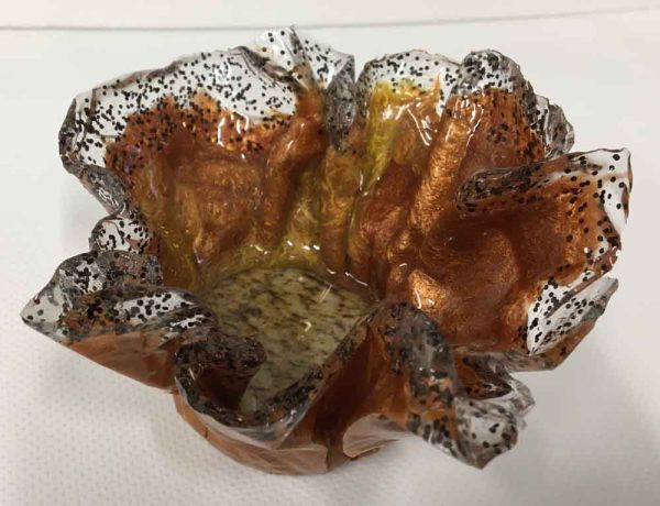 2" Trinket Resin Bowl with Rock Base