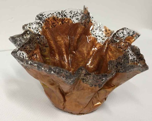 2" Trinket Resin Bowl with Rock Base - Image 2