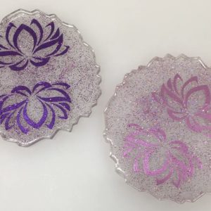 Pair of Geode Coasters
