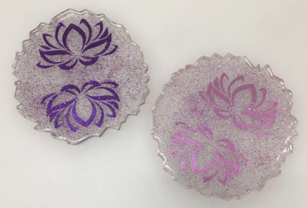 Pair of Geode Coasters