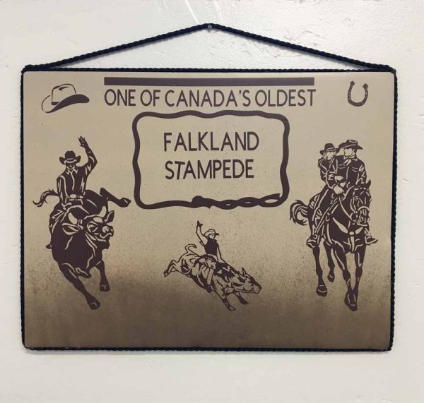 Foam Board Art of the Falkland Stampede - SOLD