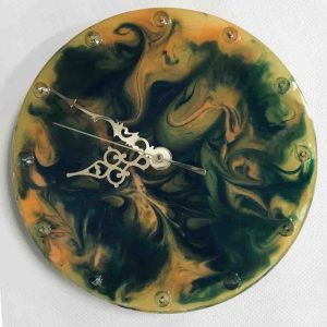 8" Resined Clock