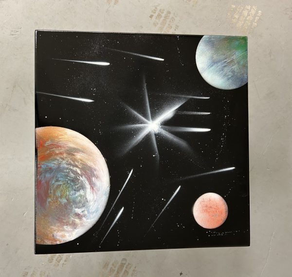 Side Table with 3 Planets - Image 4