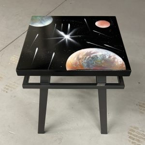 Side Table with 3 Planets
