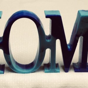 HOME - in epoxy resin