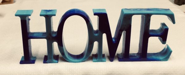 HOME - in epoxy resin