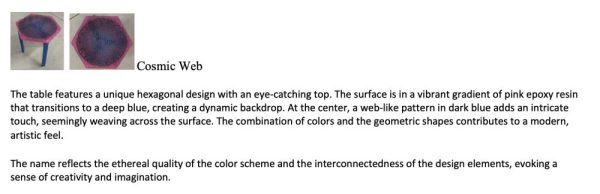 Cosmic Web Table - Image 3