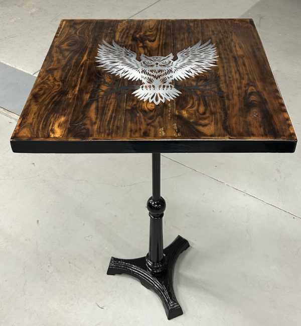 Tall table with Owl