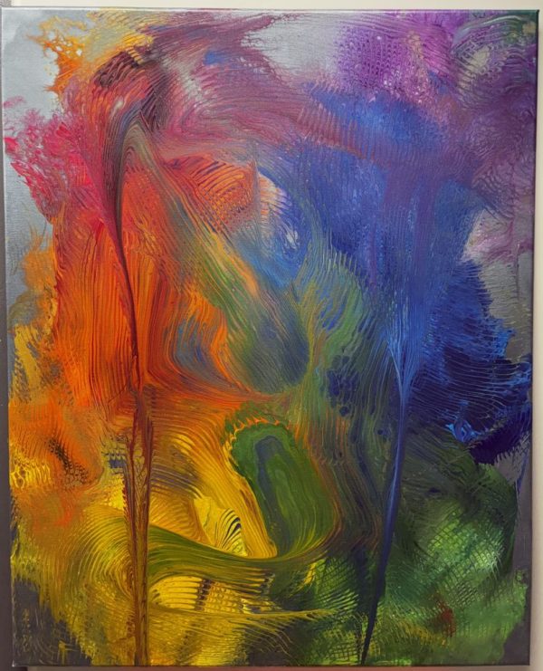 Colourful Eruption