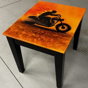 Ride into the Sunset end Table - SOLD