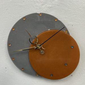 Half Moon and Sun Clock