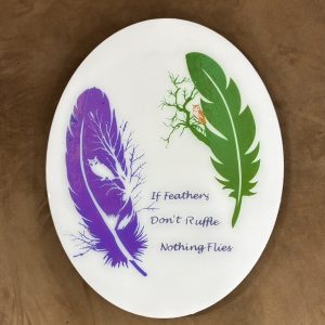 Whimsical Feathers - SOLD