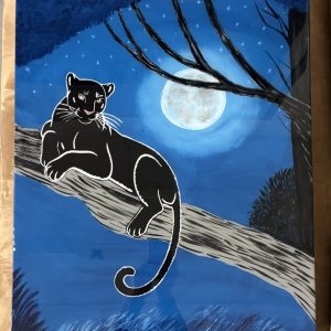 Panther of the Blue Moon - SOLD
