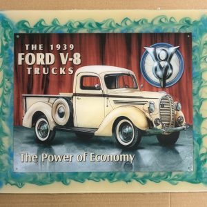 Ford V8 Vintage Sign