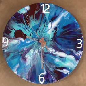 Flow Paint Clock