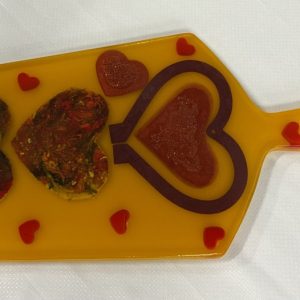 Hearts Charcuterie Board